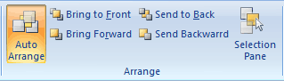 Arrange commands